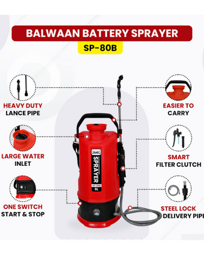 BALWAAN SP-80B LI-ION BATTERY SPRAYER (8L)