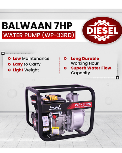 Balwaan WP 33RD Water Pump 3X3 Inch - (Premium)