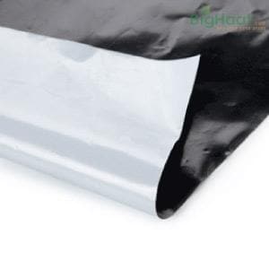 BLACK & SILVER MULCHING SHEET 3FT * 400 METERS (25 MICRONS)