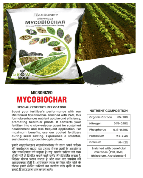 CARBONIFY MICRONIZED MYCOBIOCHAR