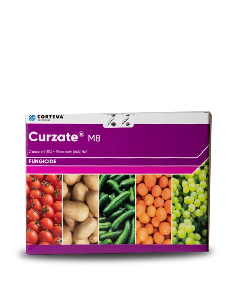 CURZATE FUNGICIDE (CYMOXANIL 8% + MANCOZED 64% WP)