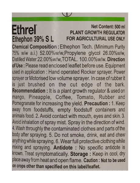 Ethrel Plant Growth Regulator