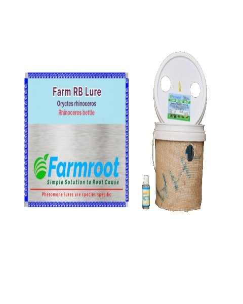 FARMROOT FARM RHINOCEROS BEETLE PHEROMONE LURE WITH BUCKET TRAP