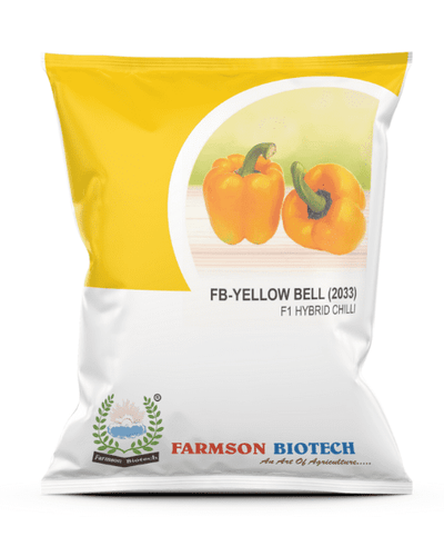 FB - 2033 (YELLOW BELL) F1 HYBRID CAPSICUM SEEDS