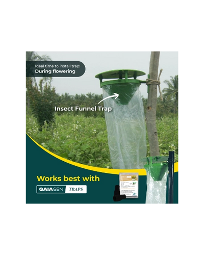 GAIAGEN AMERICAN BOLLWORM LURE & INSECT FUNNEL TRAP COMBO PACK