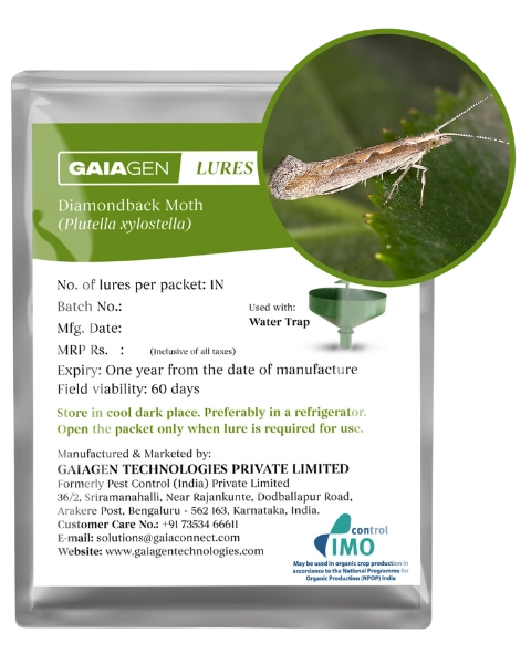 GAIAGEN DIAMONDBACK MOTH LURE & INSECT WATER TRAP 1.6 L COMBO PACK