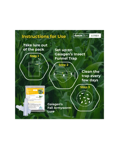 GAIAGEN FALL ARMYWORM LURE & INSECT FUNNEL TRAP COMBO PACK