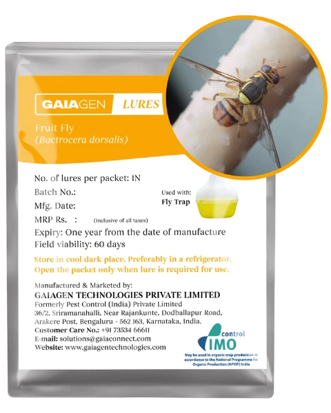 GAIAGEN PHEROMONE LURE FOR FRUIT FLY (Bactocera dorsalis)