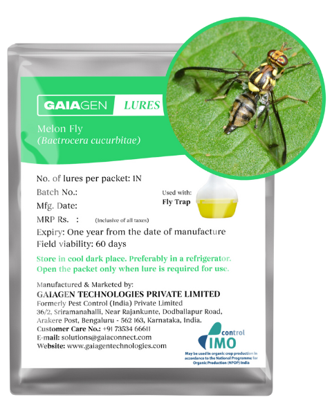 GAIAGEN PHEROMONE LURE FOR MELON FLY (Bactocera cucurbitae)