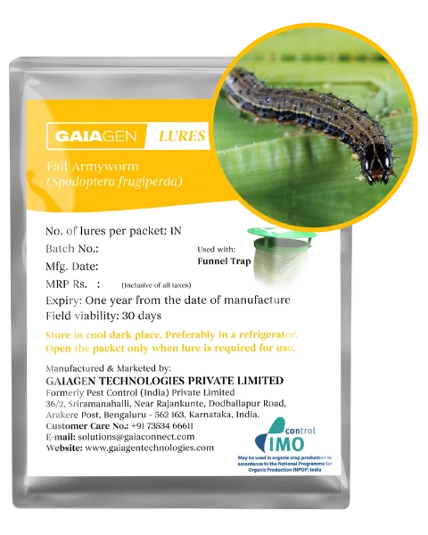 GAIAGEN PHEROMONE LURE FOR FALL ARMYWORM (Spodoptera frugiperda)