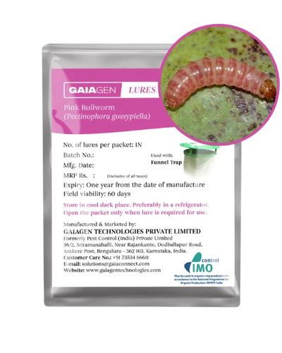 GAIAGEN PHEROMONE LURE FOR PINK BOLLWORM (Pectinophora gossypiella)