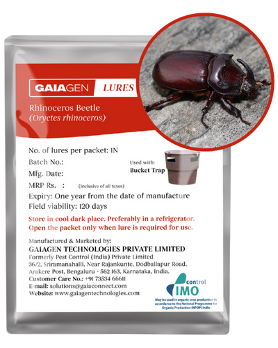 GAIAGEN RHINOCEROS BEETLE LURE & INSECT BUCKET TRAP COMBO PACK