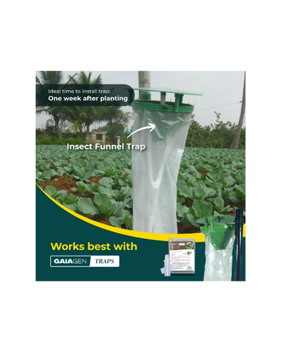 GAIAGEN TOBACCO CATERPILLAR LURE & INSECT FUNNEL TRAP COMBO PACK