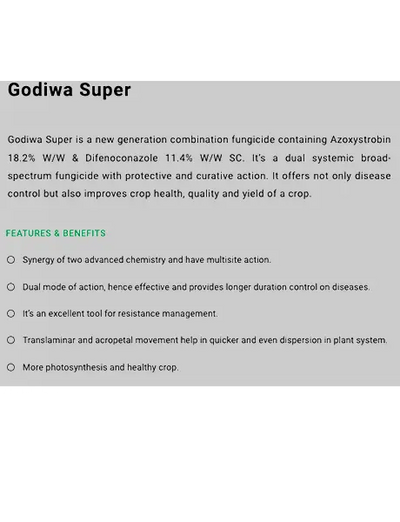 GODIWA SUPER FUNGICIDE