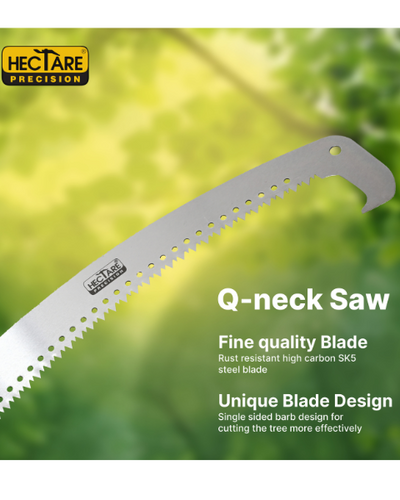 Hectare Precision Q'neck Pruning Saw 15 inch blade Double serrated saw