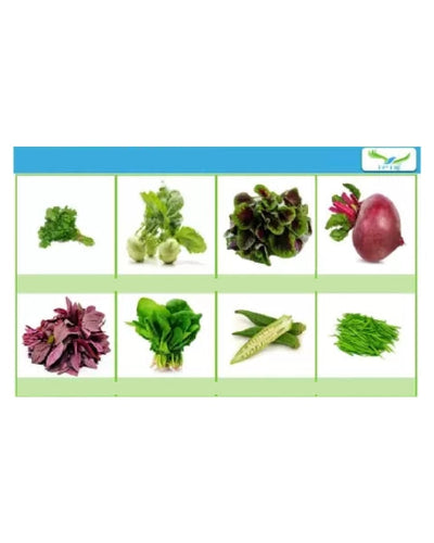 IRIS HYBRID 8 VARIETIES OF VEGETABLES, FRUITS & HERBS SEEDS