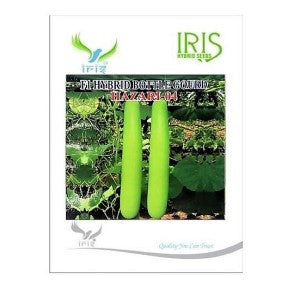 IRIS HYBRID VEGETABLE SEEDS F1 HYBRID BOTTLE GOURD HAZARI-04 (LONG)