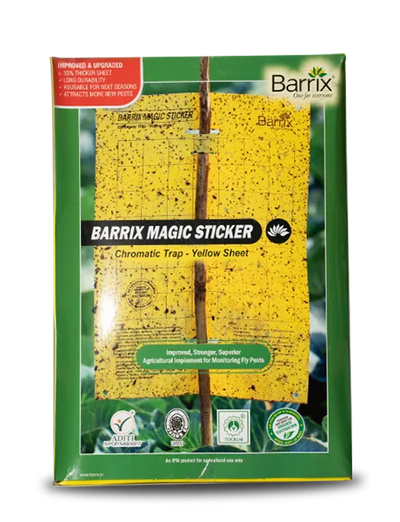 BARRIX MAGIC STICKER CHROMATIC TRAP YELLOW SHEET