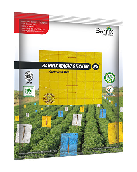 BARRIX MAGIC STICKER CHROMATIC TRAP YELLOW SHEET