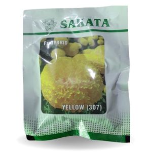 SAKATA F1 HYBRID YELLOW (307) MARIGOLD SEEDS