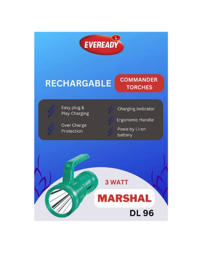 EVEREADY MARSHAL(DL 96) RECHARGABLE TORCH