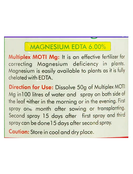 Moti Mg - Magnesium Edta 6% Multi Micronutrient Fertilizer