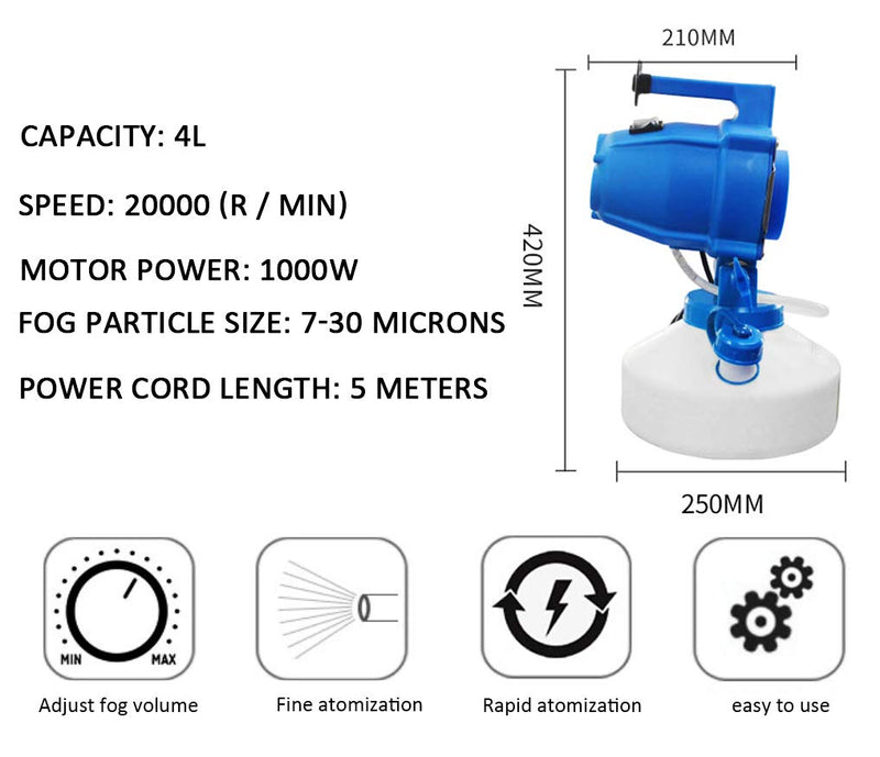 NEPTUNE NEP-8000 (HAND HELD ULV COLD FOGGER)