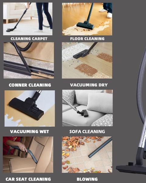 CROP-10 1200-WATT VACCUM CLEANER | IMPLEMENTS