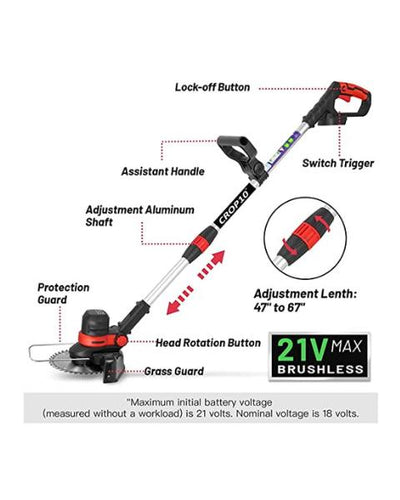 CROP-10 CBC-800W-LB- BRUSH CUTTER | IMPLEMENTS