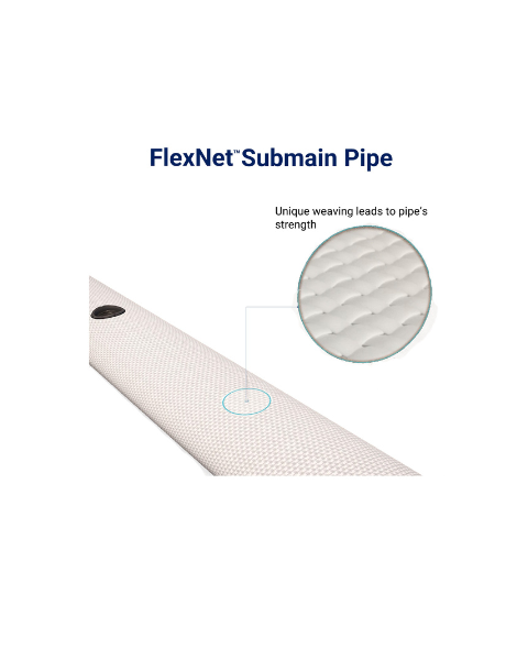 NETAFIM FLEXNET SUBMAIN PIPE FXN 3" 1/2" CONN 0.75M 100M IND