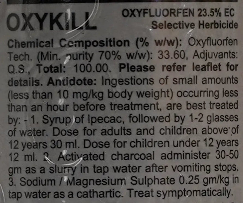 Oxykill Herbicide