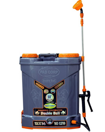 PAD Corp Double Bull 12 Volts X 14 Ampere Double Motor Battery Sprayer-18 L