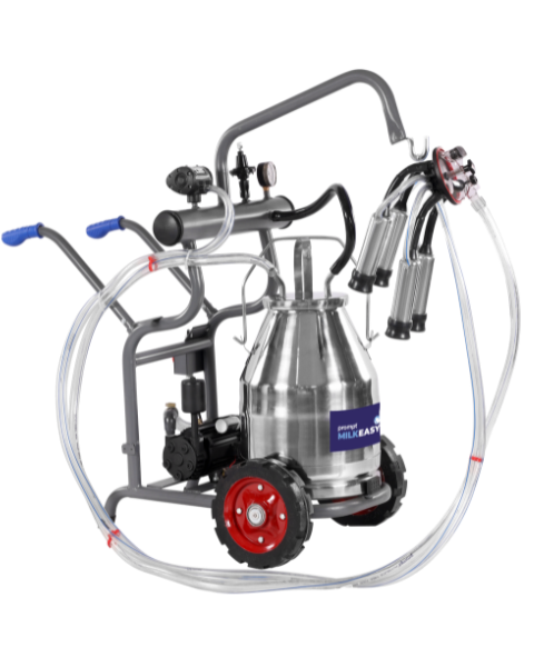 Prompt Single Bucket Single Cluster Trolley Type Milking Machine