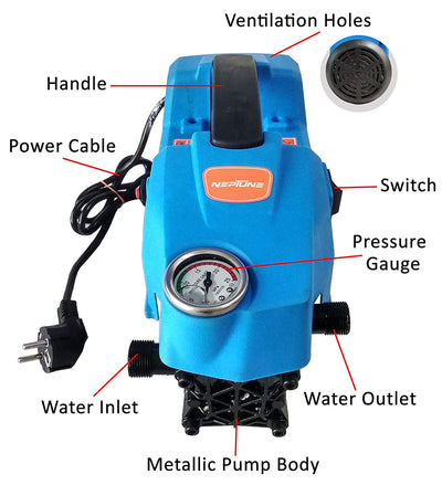 NEPTUNE PORTABLE HIGH PRESSURE WASHING PUMP- PW 1000 FX