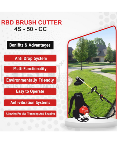 RBD 50cc Backpack Brush Cutter without tiller