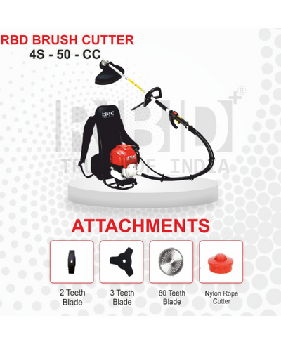 RBD 50cc Backpack Brush Cutter without tiller