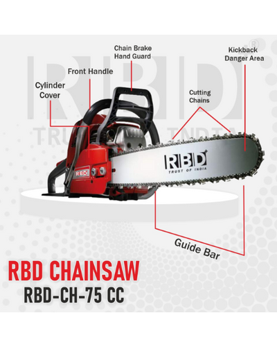 RBD 75cc Chain Saw- 2 stroke