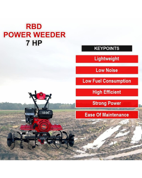 RBD 7hp 4 stroke mini tiller