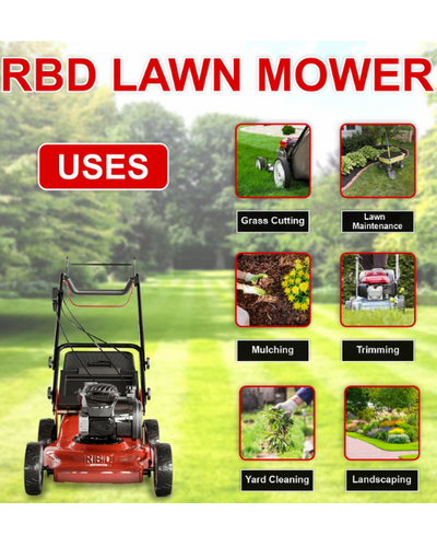 RBD Petrol Lawn Mower 20 Inches Self Propelled