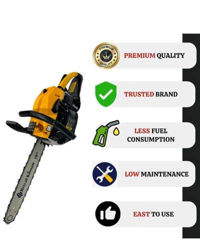 ROYAL KISSAN RK5800 ULTRA PREMIUM 18 INCH CHAIN SAW- 2-STROKE 58CC