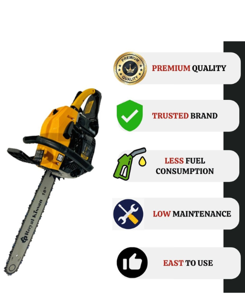 ROYAL KISSAN RK5800 ULTRA PREMIUM 18 INCH CHAIN SAW- 2-STROKE 58CC