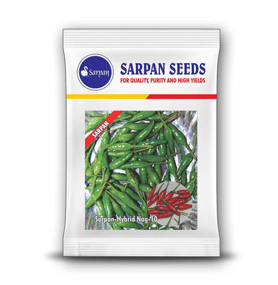 SARPAN NAG -10 BIRDSEYE DUAL CHILLI - (GREEN & RED - HIGHLY PUNGENT)