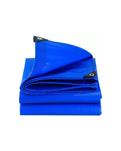 Shelter virgin HDPE tarpaulins blue-120 GSM