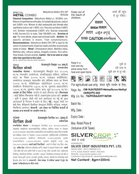 SILVER CROP SPECIAL METSIL | HERBICIDE COMBO