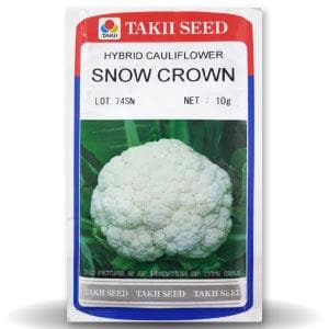 SNOW CROWN F1 CAULIFLOWER SEEDS