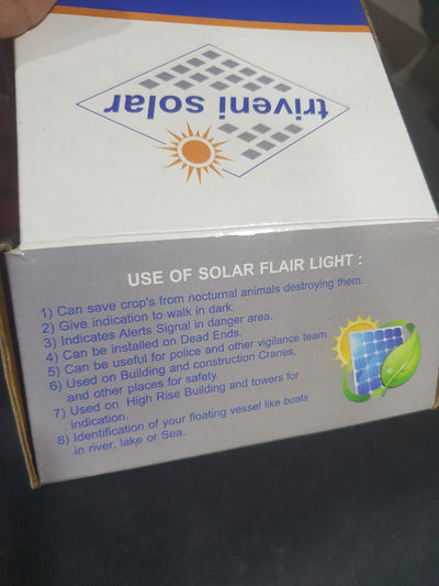 TRIVENI SOLAR OPERATED FLAIR LIGHT