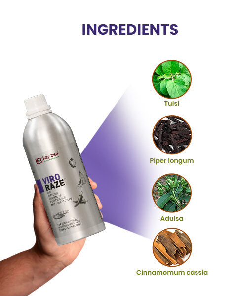 Kaybee Viro Raze Bio Viricide - For Effective Plant Virus & Vector Protection