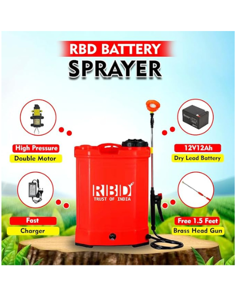 RBD 20L DOUBLE MOTOR BATTERY SPRAYER