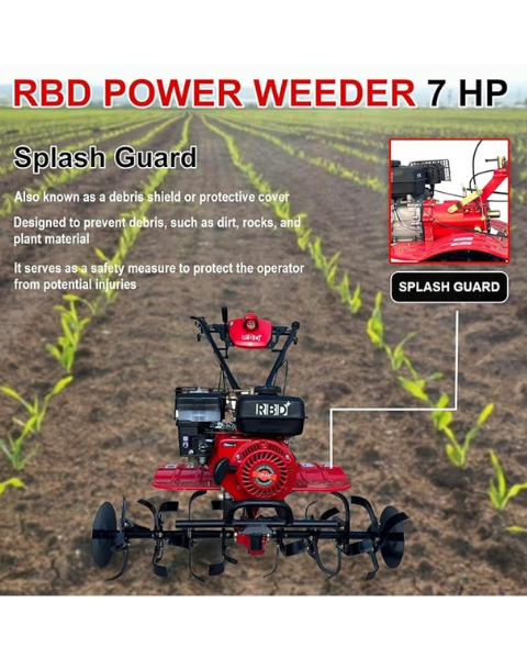 RBD 7HP 4-STROKE POWER WEEDER & CULTIVATOR