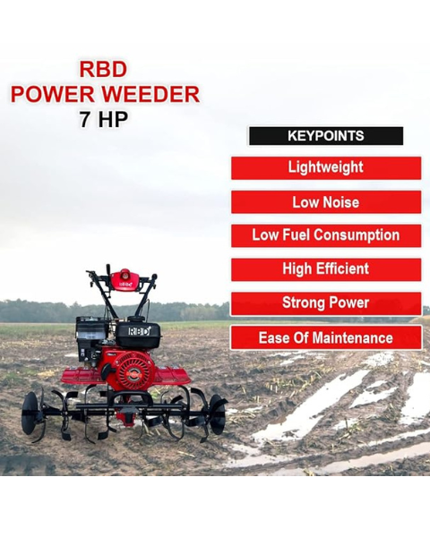 RBD 7HP 4-STROKE POWER WEEDER & CULTIVATOR